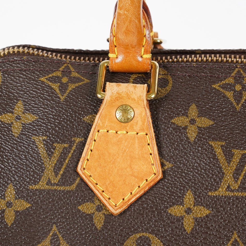 Louis Vuitton Monogram Speedy 25 Boston Handbag Brown Canvas M41528 07E057150029