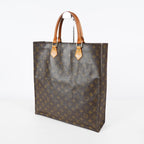 Louis Vuitton Sac Plat M51140 Monogram Tote Bag Used 08E172420027