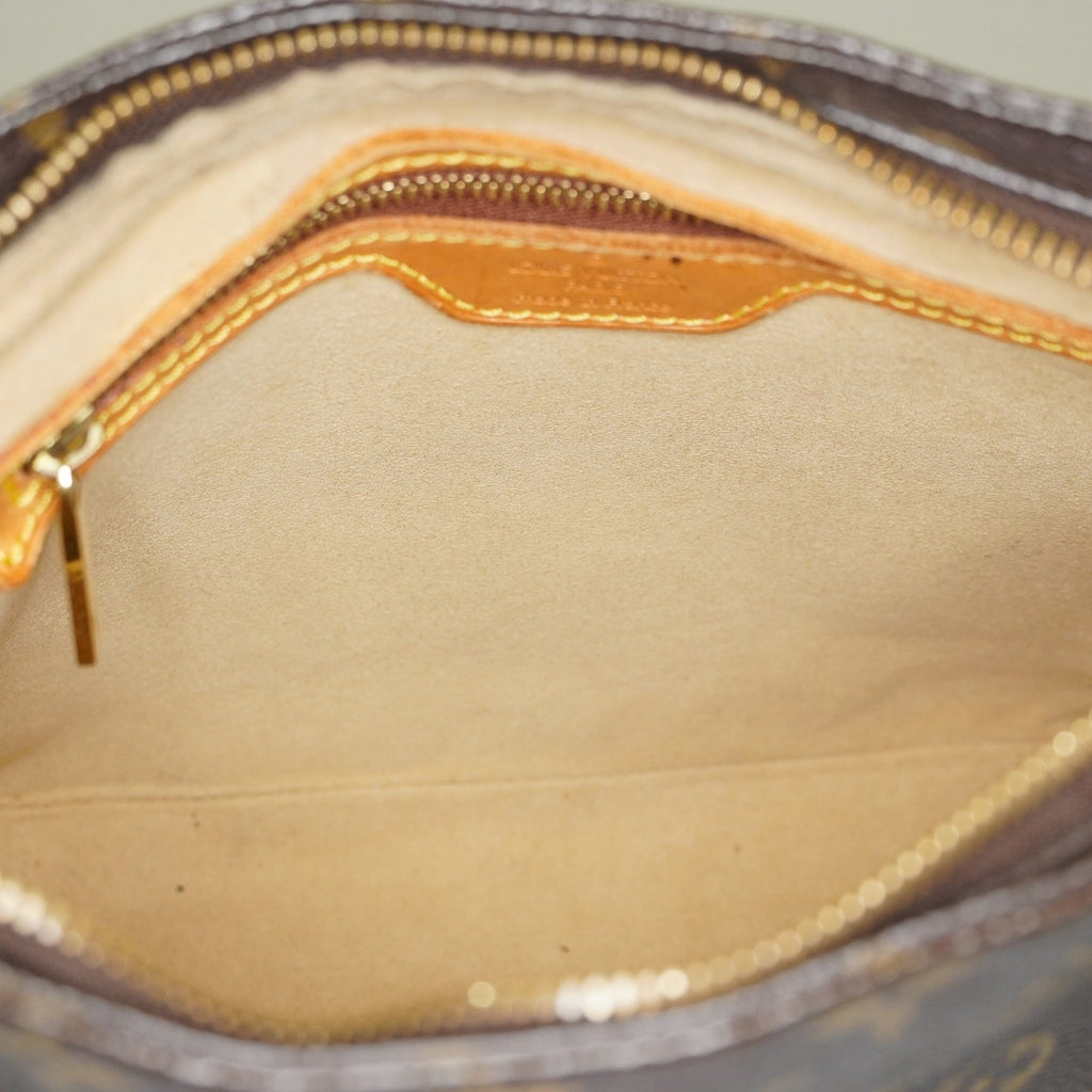 Louis Vuitton Looping MM M51146 Monogram Canvas Brown Shoulder Bag 09E032530011