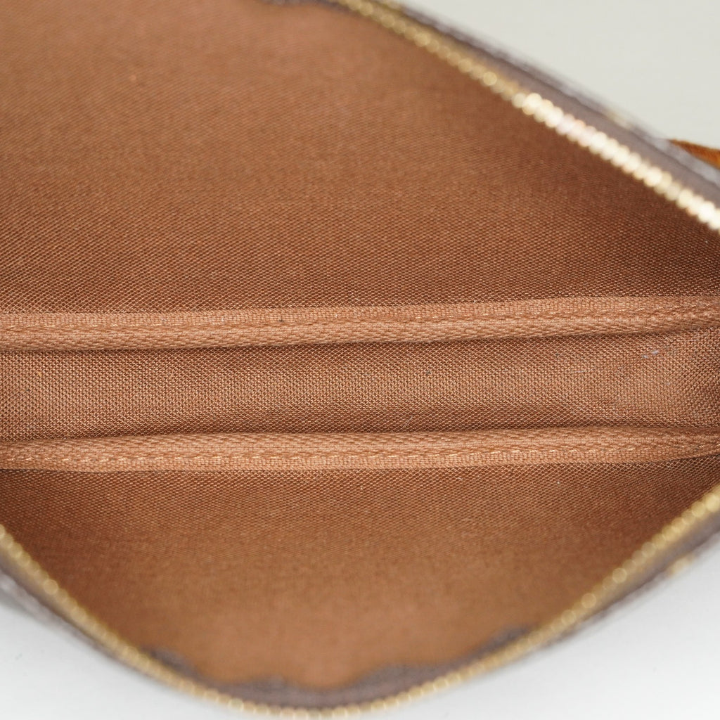 Louis Vuitton Monogram Pochette Accessoires Brown Bag M51980 Used 07E243410005