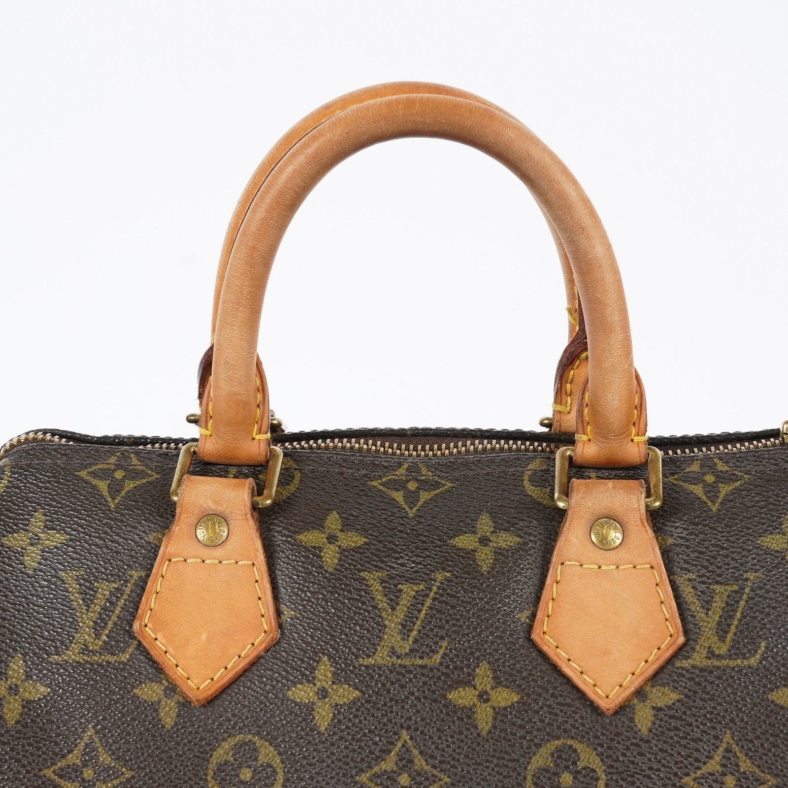 Louis Vuitton Speedy 25 Monogram Canvas Brown Handbag M41528 Used 07A047493208