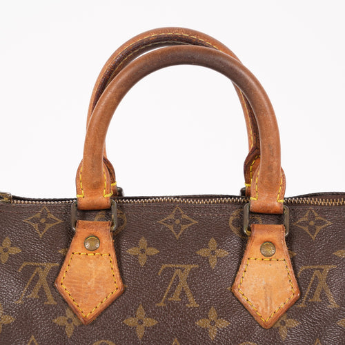 Authentic Louis Vuitton Monogram Speedy 25 Handbag vintage M41528 06E055060021