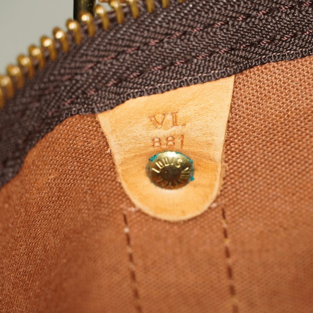 Louis Vuitton Keepall 50 Monogram Canvas Brown Used Duffle M41426 07E203410027