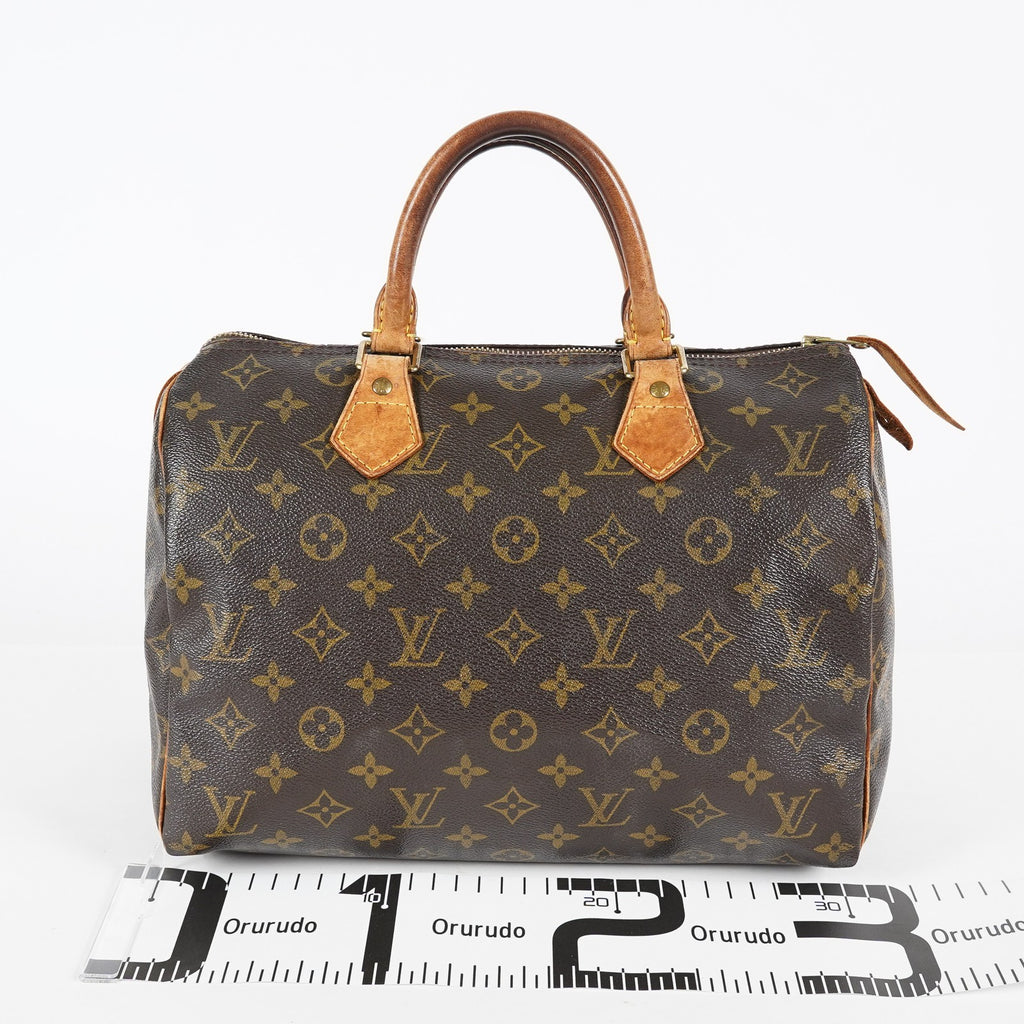 Louis Vuitton Speedy 30 M41526 Monogram Canvas Hand Boston Bag Used 08E135060007