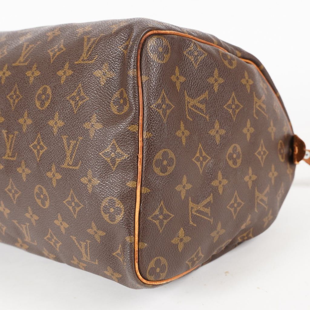 Authentic Louis Vuitton Monogram Speedy 35 Handbag vintage M41524 06E386050002