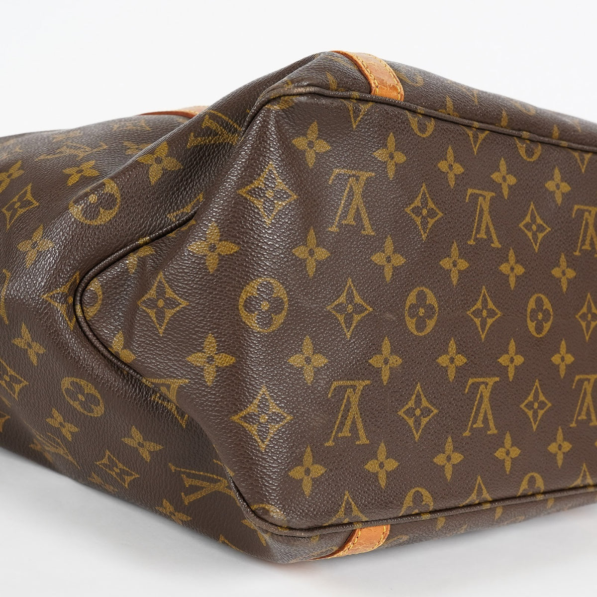 Louis Vuitton Sac Shopping Monogram Tote Brown Used vintage M51108 08M392492617