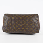 Louis Vuitton Speedy 35 Monogram Brown Boston Hand Bag M41524 Used 08E104070012