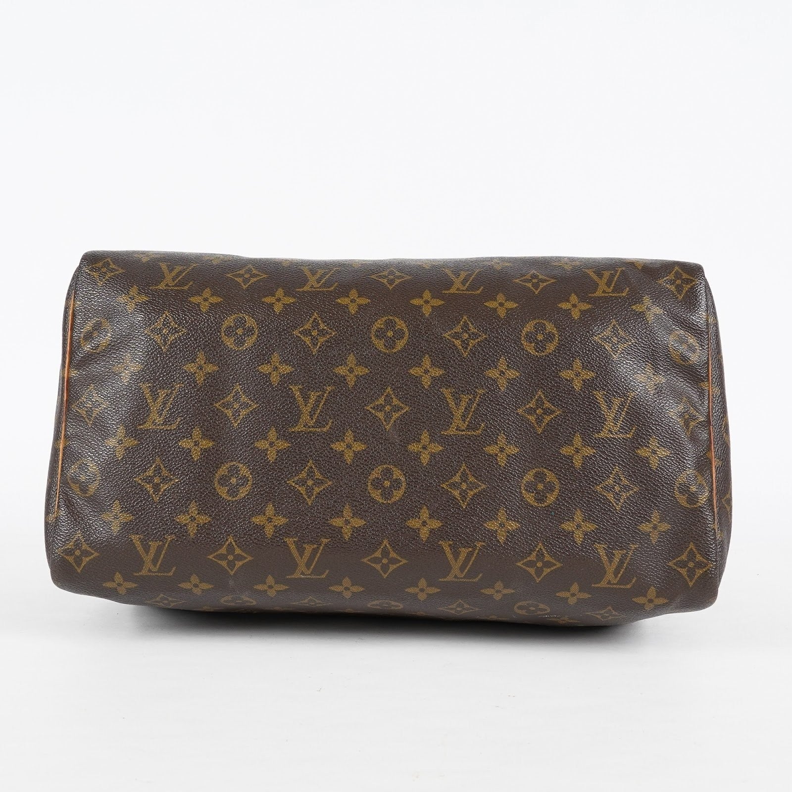 Louis Vuitton Speedy 35 Monogram Brown Boston Hand Bag M41524 Used 08E104070012