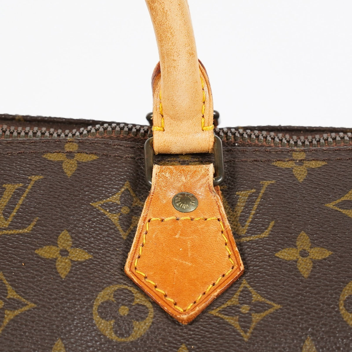 Louis Vuitton Speedy 40 Monogram Canvas Brown Used Handbag M41522 08E143960012