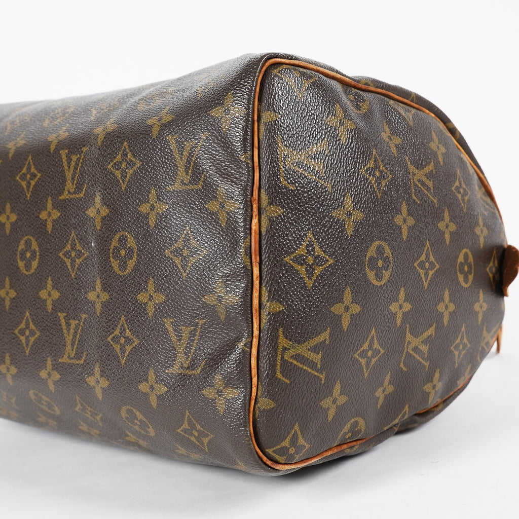 Louis Vuitton Speedy 30 M41526 Monogram Canvas Hand Boston Bag Used 08E135060007