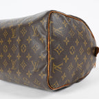 Louis Vuitton Speedy 30 M41526 Monogram Canvas Hand Boston Bag Used 08E135060007