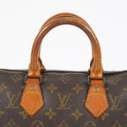 Louis Vuitton Speedy 25 M41528 Monogram Brown Boston Hand Bag Used 07E216490015