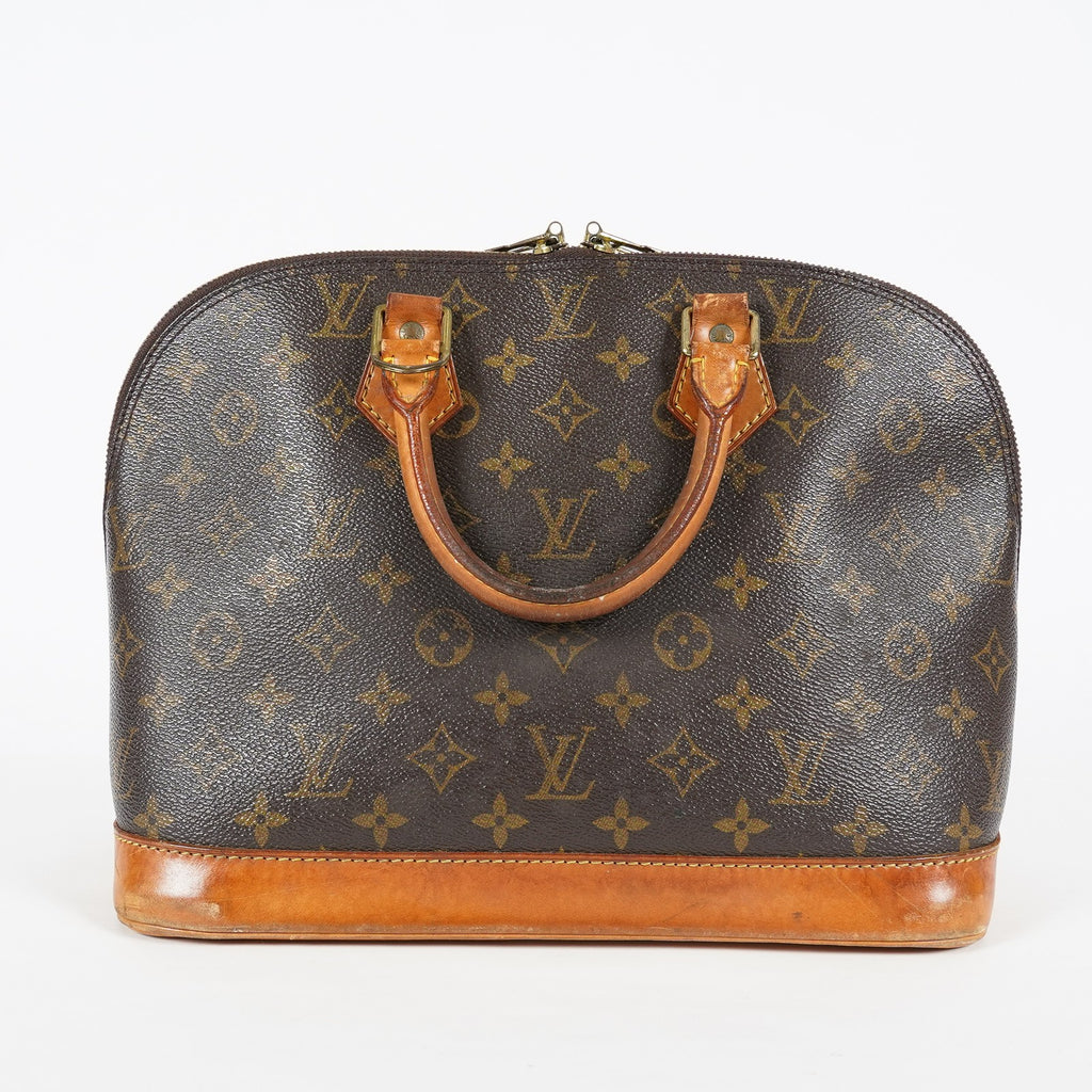 Louis Vuitton Alma PM M51130 Monogram Canvas Brown Handbag Vintage 08A333088803