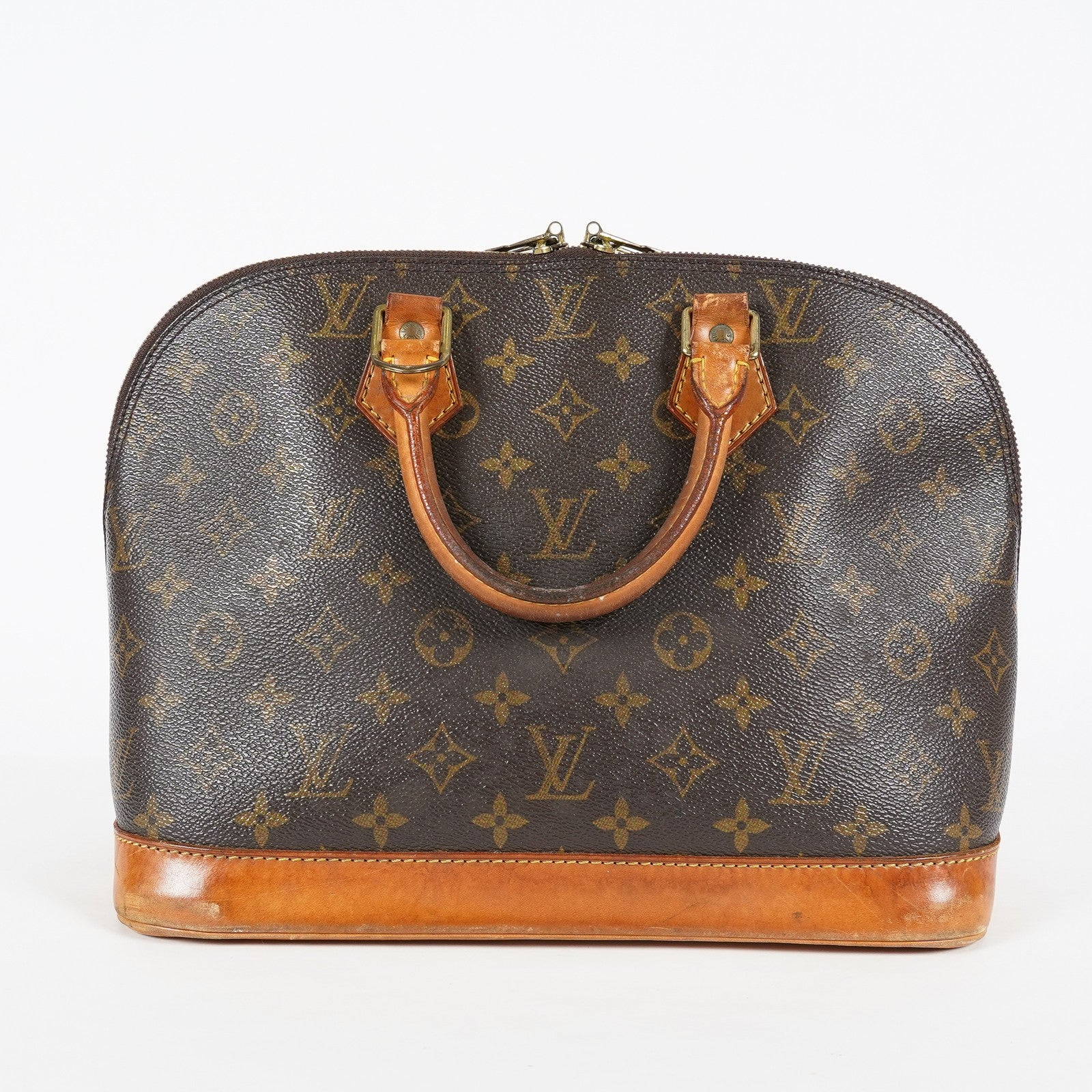 Louis Vuitton Alma PM M51130 Monogram Canvas Brown Handbag Vintage 08A333088803