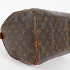 Louis Vuitton Monogram Speedy 30 Boston Handbag Brown Canvas M41526 07E067040029