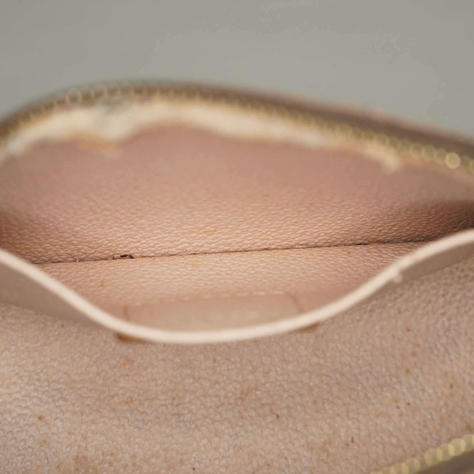 Louis Vuitton M47515 Pochette Cosmetique Monogram Brown Canvas Used 08A07715003