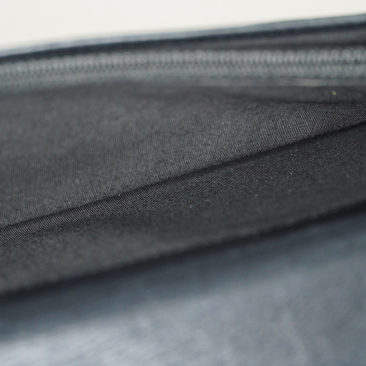 Chanel Caviar Skin Long Bifold Wallet Black Leather Used with Box 05E412310016