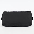 CHANEL Sports Line Boston Bag 40cm Black Canvas Used Vintage Duffle 07E186930027