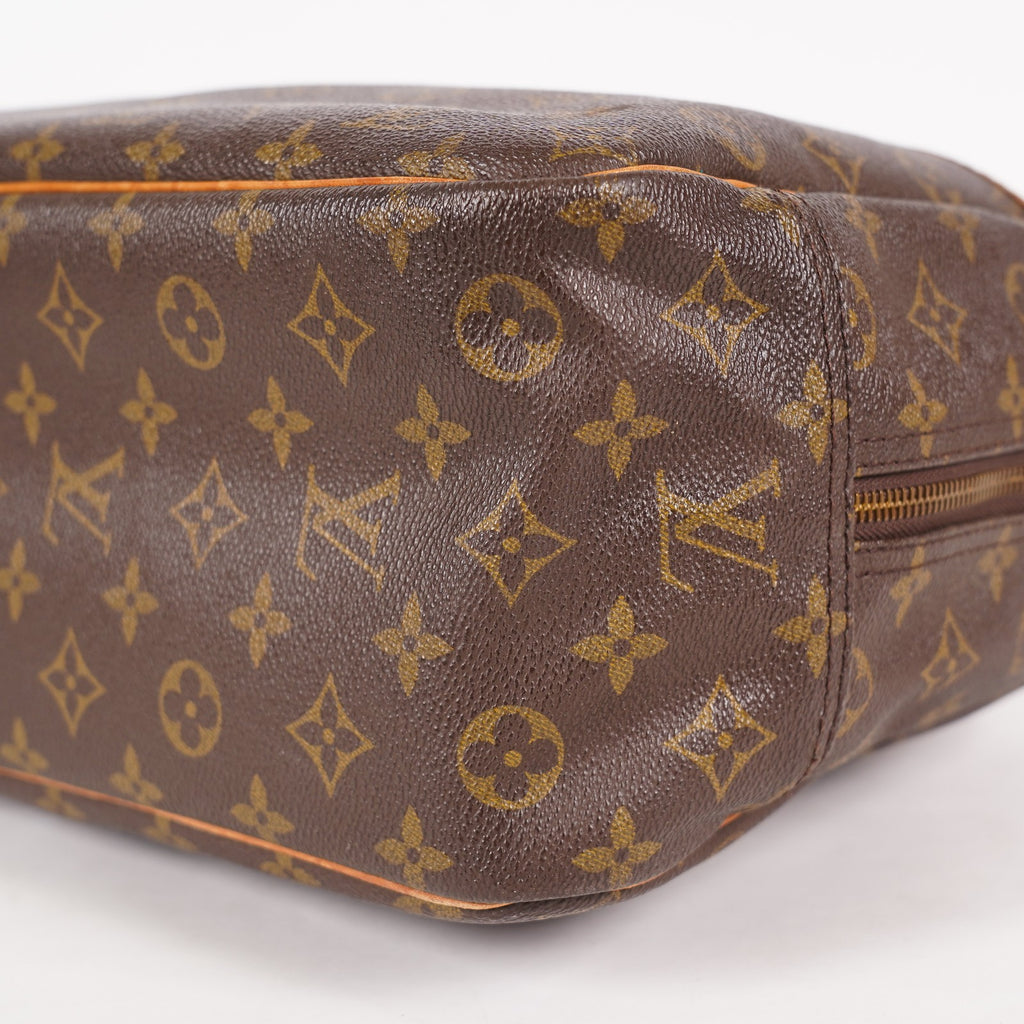 LOUIS VUITTON Deauville Handbag M47270 Monogram canvas Brown 06E092860019
