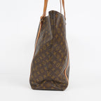 Louis Vuitton Sac Shopping Monogram Tote Brown Used vintage M51108 08M392492617