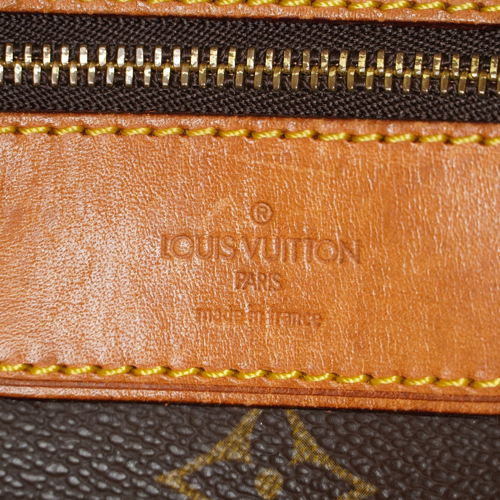 Louis Vuitton Sac Shopping Monogram Tote Brown Used vintage M51108 08M392492617