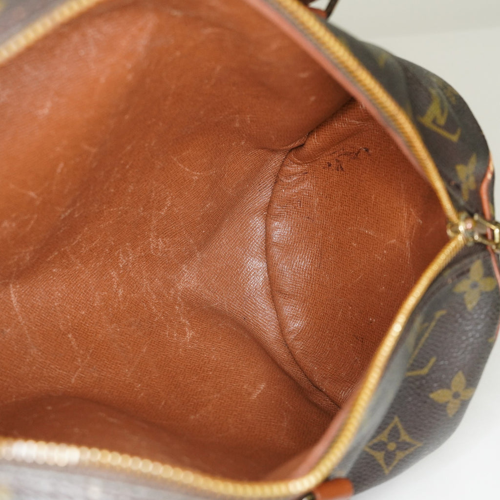 Louis Vuitton Papillon 30 Used Monogram Brown Canvas Handbag M51385 07E455390012