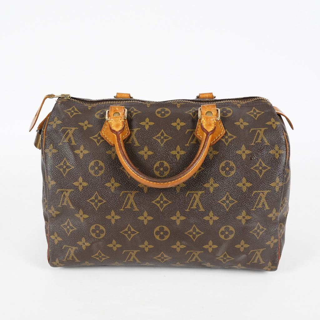 Louis Vuitton Speedy 30 M41526 Monogram Canvas Brown Handbag Used 07A296006031
