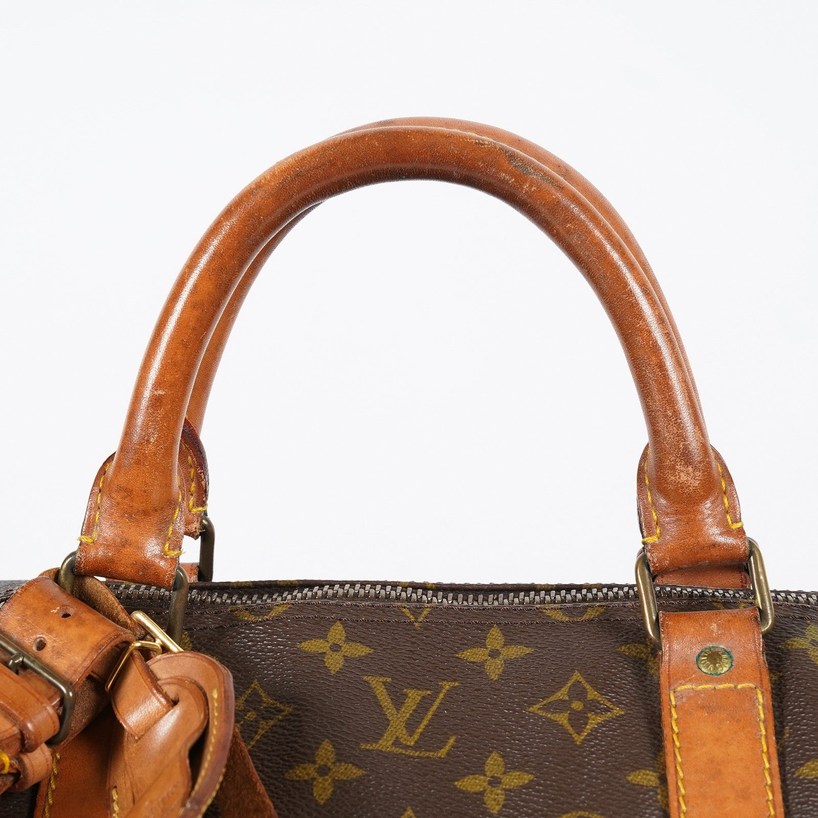 Louis Vuitton Keepall 60 M41422 Monogram Brown Duffel Bag Vintage 08E033410002