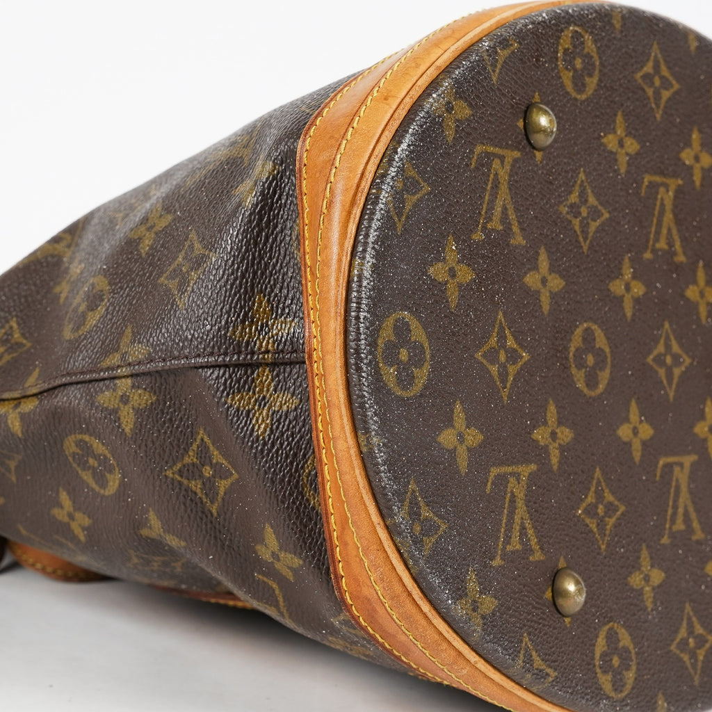 Louis Vuitton Monogram Bucket GM Shoulder Tote Bag Brown M42236 07E191760017