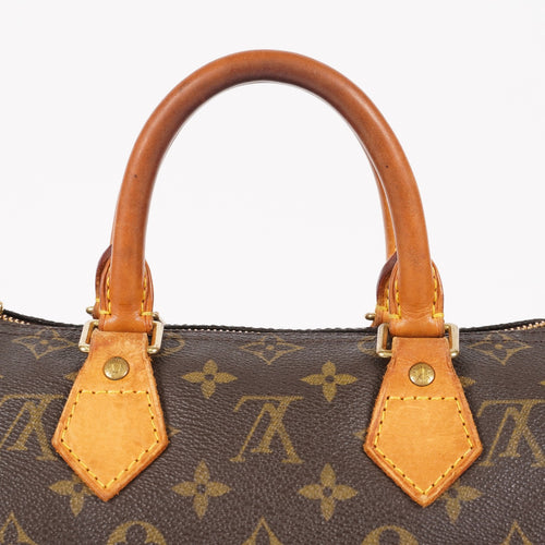 Authentic Louis Vuitton Monogram Speedy 25 Handbag vintage M41528 06E479092803