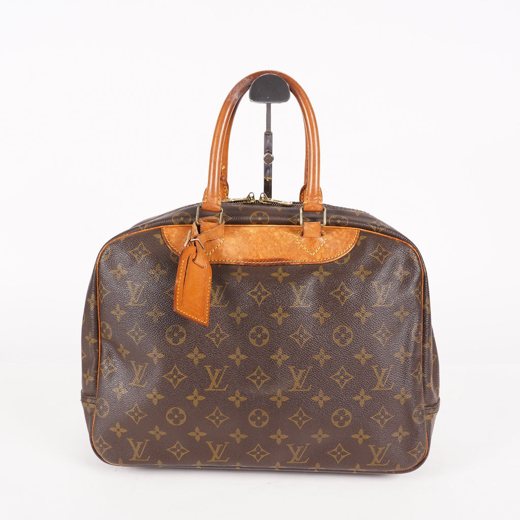 LOUIS VUITTON Deauville Handbag M47270 Monogram canvas Brown 06E092860019