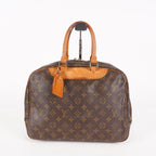 LOUIS VUITTON Deauville Handbag M47270 Monogram canvas Brown 06E092860019