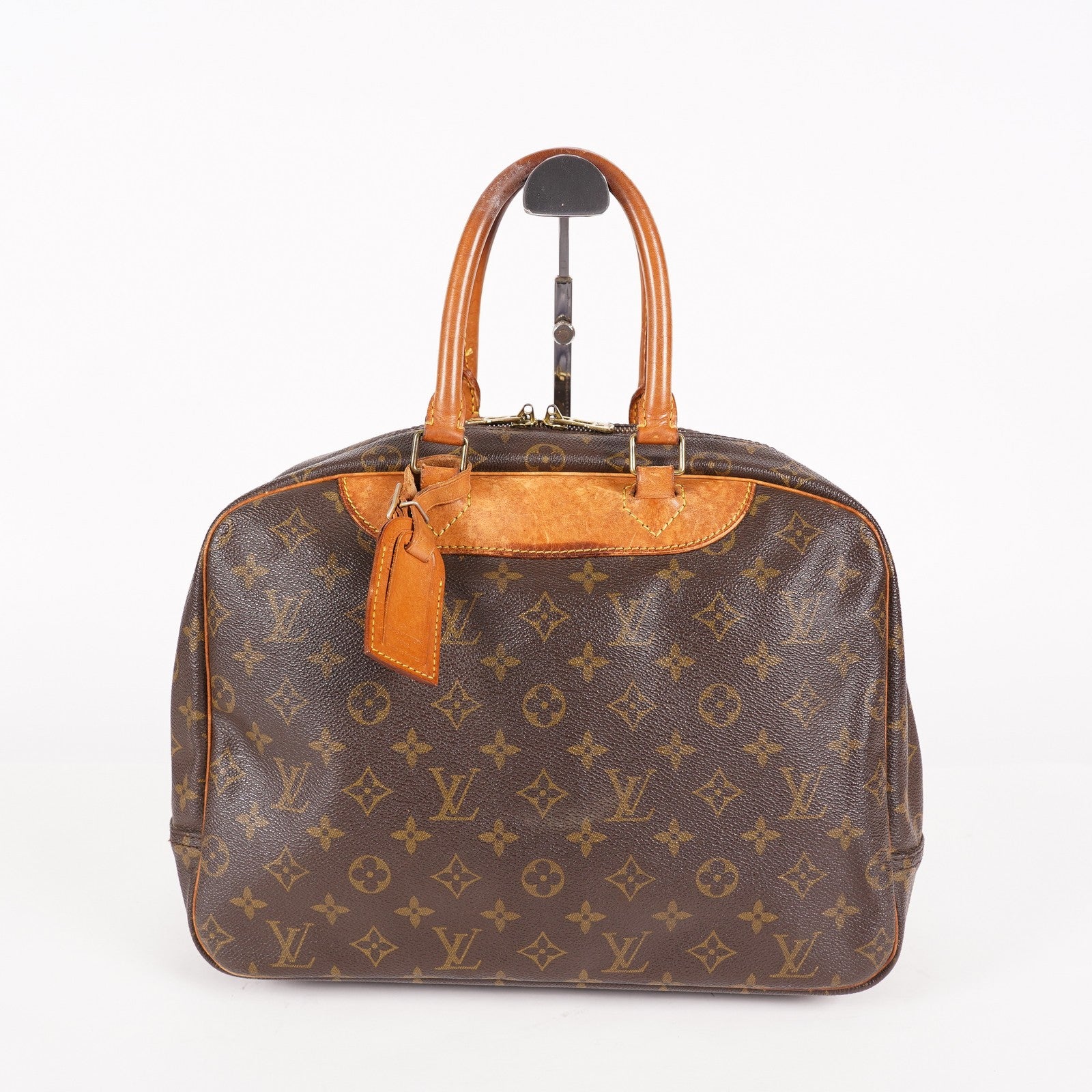 LOUIS VUITTON Deauville Handbag M47270 Monogram canvas Brown 06E092860019