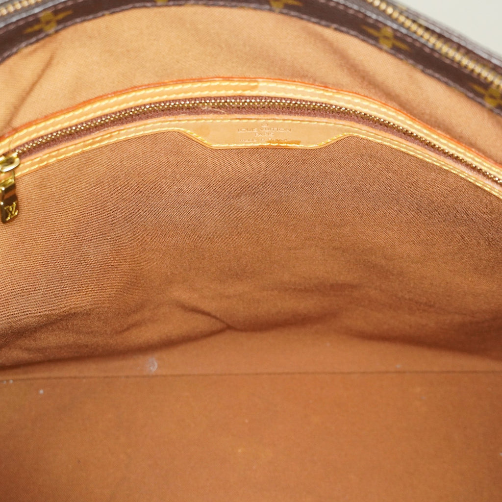 Louis Vuitton Cabas Mezzo Tote M51151 Monogram Canvas Brown Vintage 07A032860008