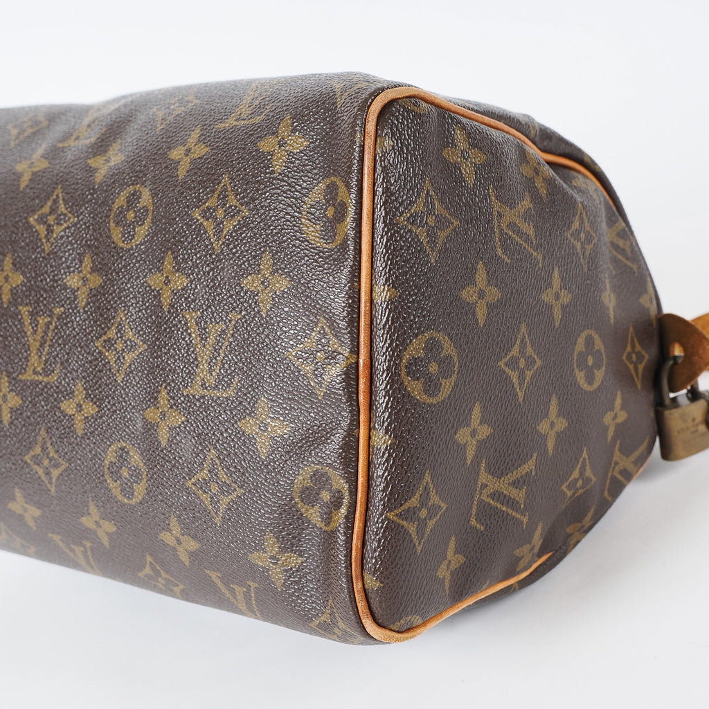 Authentic Louis Vuitton Monogram Speedy 25 Handbag vintage M41528 04A076234807