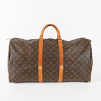 Authentic Louis Vuitton Monogram Keepall 55 Travel Bag M41424 02A194232811