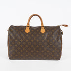 Louis Vuitton Speedy 35 M41522 Monogram Canvas Brown Handbag Used 08A274576003