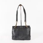 CHANEL vintage CC CC Mark Double Chain Bag Big Coco Shoulder Bag 03E565280011