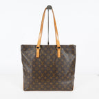 Louis Vuitton Cabas Mezzo Tote M51151 Monogram Canvas Brown Vintage 07A032860008