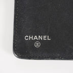 Vintage CHANEL Leather Black Bifold Wallet Classic Purse 05E412310016