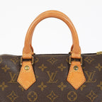 Louis Vuitton Speedy 25 M41528 Monogram Canvas Brown Hand Bag Used 08A388351215
