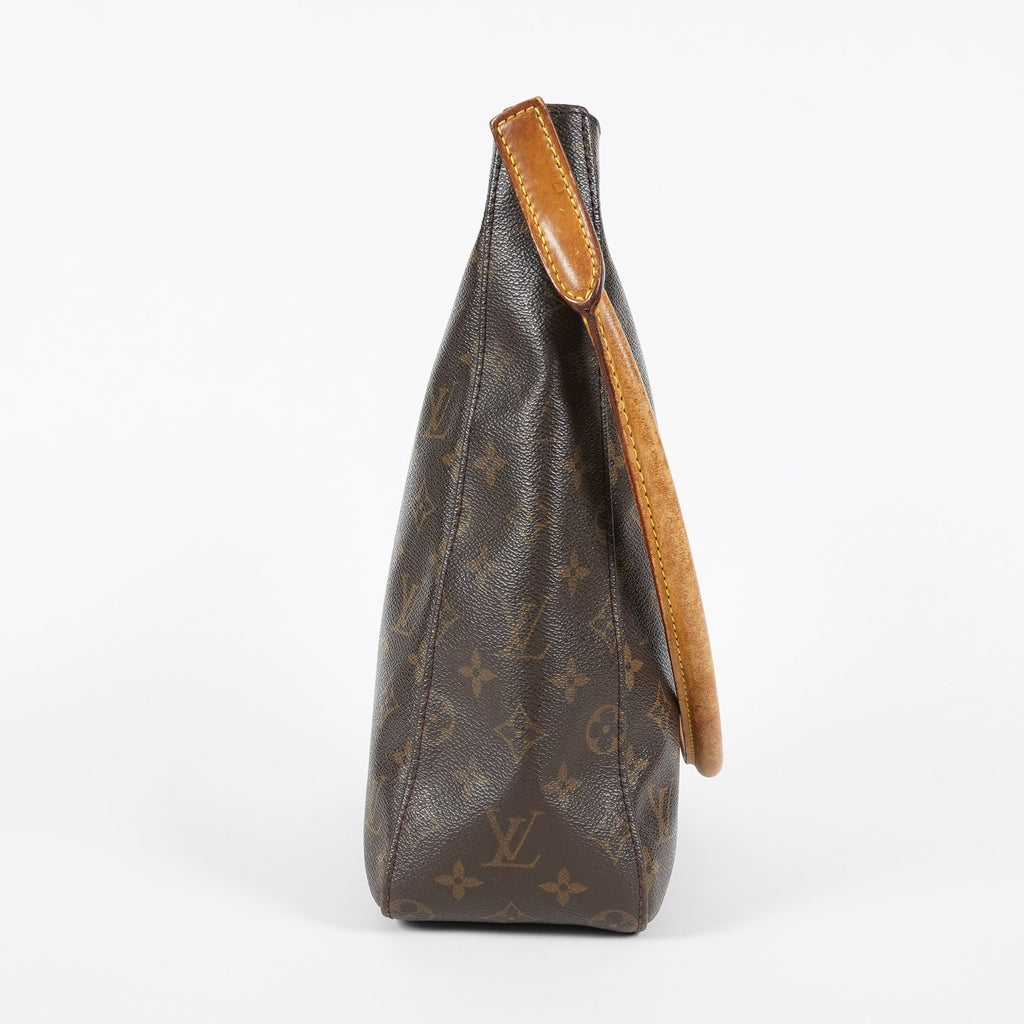 Louis Vuitton Looping GM M51145 Monogram Brown Shoulder Bag Vintage 07E033300019