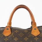 Authentic Louis Vuitton Monogram Speedy 30 M41526 Handbag vintage 03A226063227