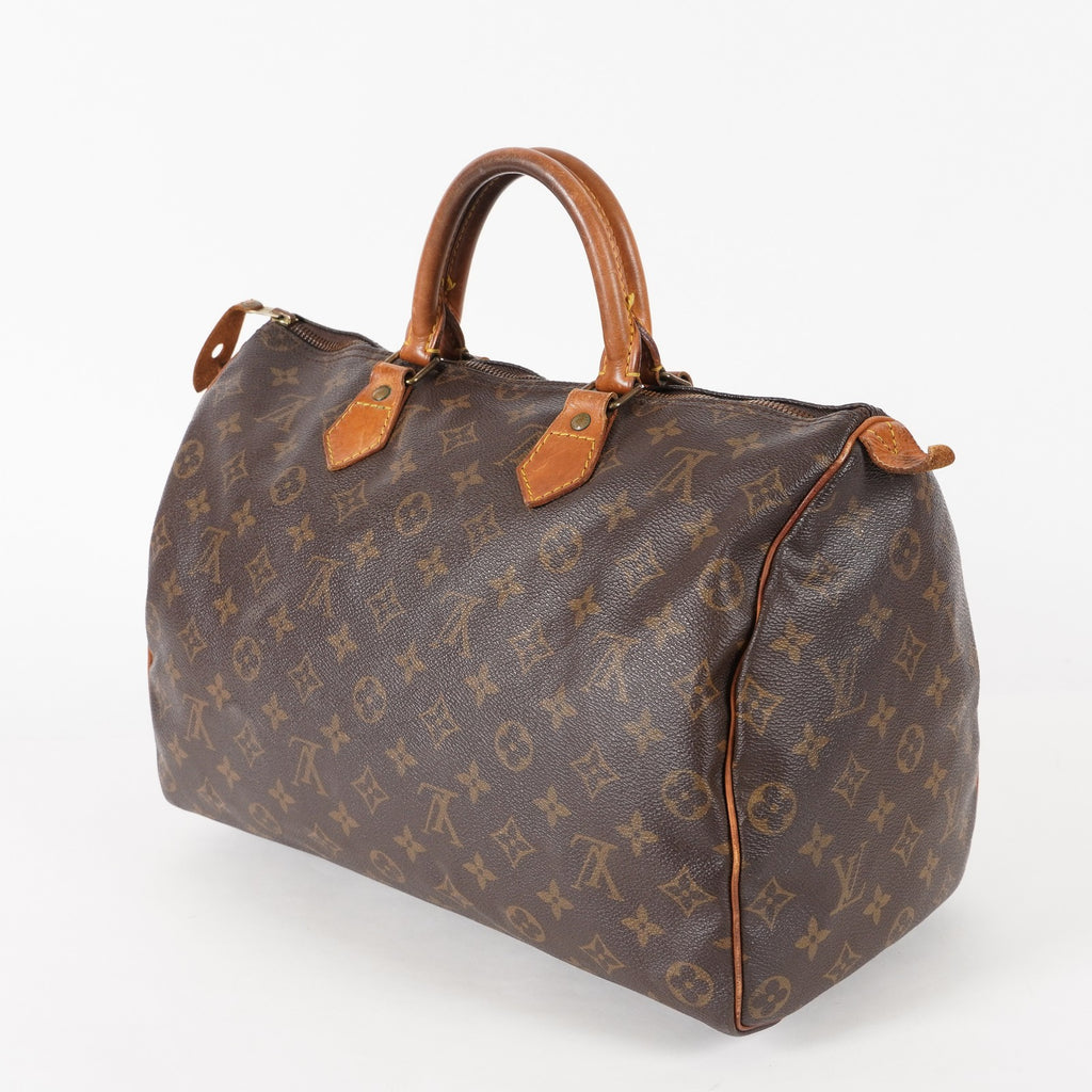 Authentic Louis Vuitton Monogram Speedy 35 M41524 Handbag VINTAGE 02E325777225