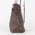 Louis Vuitton Neverfull MM Damier Ebene Red Interior Tote 05E053410016