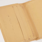 AUTHENTIC Chanel VINTAGE Beige Sevruga Compact Wallet 05E561045016