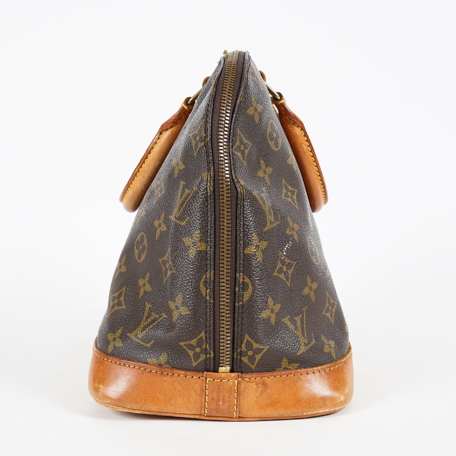 Louis Vuitton Alma PM M51130 Monogram Canvas Brown Bag Used Vintage 08A103088803