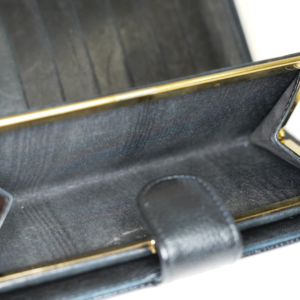 Chanel Black Calfskin Long Wallet Purse 02A052516805