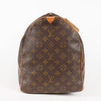 LOUIS VUITTON Keepall 50 Monogram Boston Bag Brown vintage M41426 06E173740010