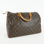 Louis Vuitton Speedy 35 M41524 Monogram Canvas Brown Used Handbag 04A295948807